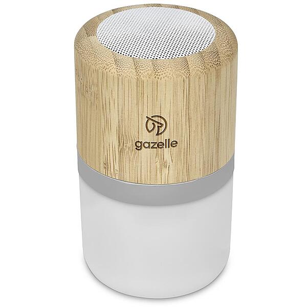 Okiyo Heiwa Bamboo Bluetooth Speaker & Night Light