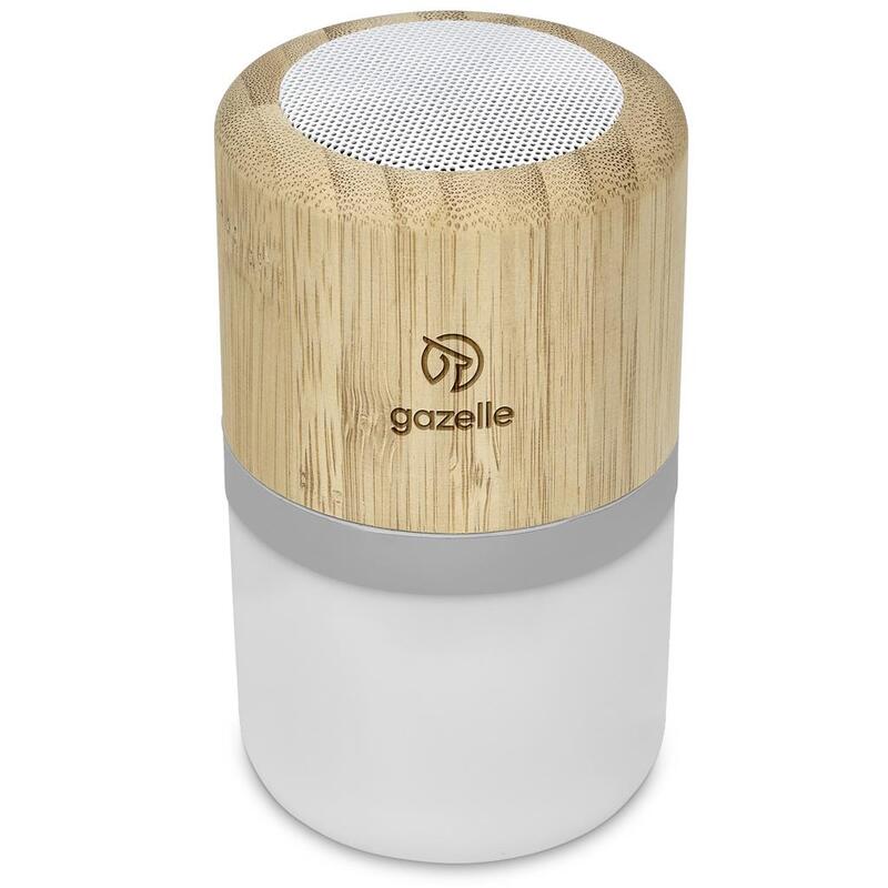 Okiyo Heiwa Bamboo Bluetooth Speaker & Night Light