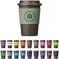 Kooshty Brown Bean Plastic Double-Wall Tumbler – 400ml
