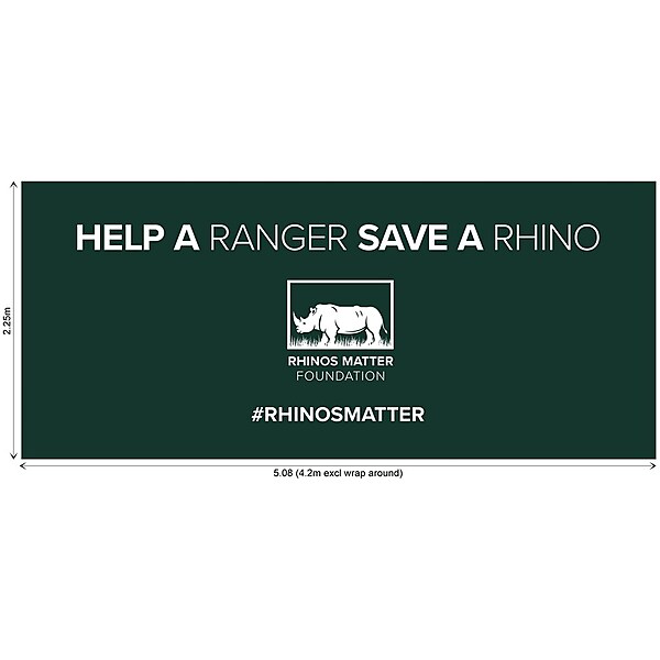 Legend Curved Banner Wall Skin with Wings 5.11cm x 2.25m (Excludes Hardware)