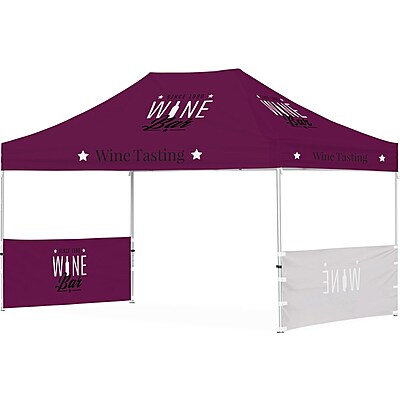 Ovation Sublimated Gazebo 4.5m X 3m - 2 Short Half-Wall Skins