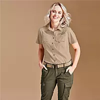Ladies Short Sleeve Mawenzi Twill Shirt