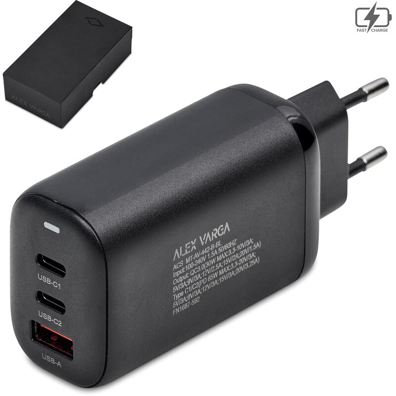 Alex Varga Alfonta QC 3.0 & PD 65W Wall Charger