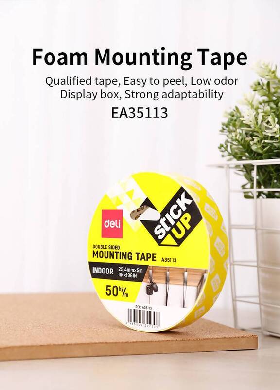 DELI A35113 MOUNTING TAPE 1" x 5 MTRS