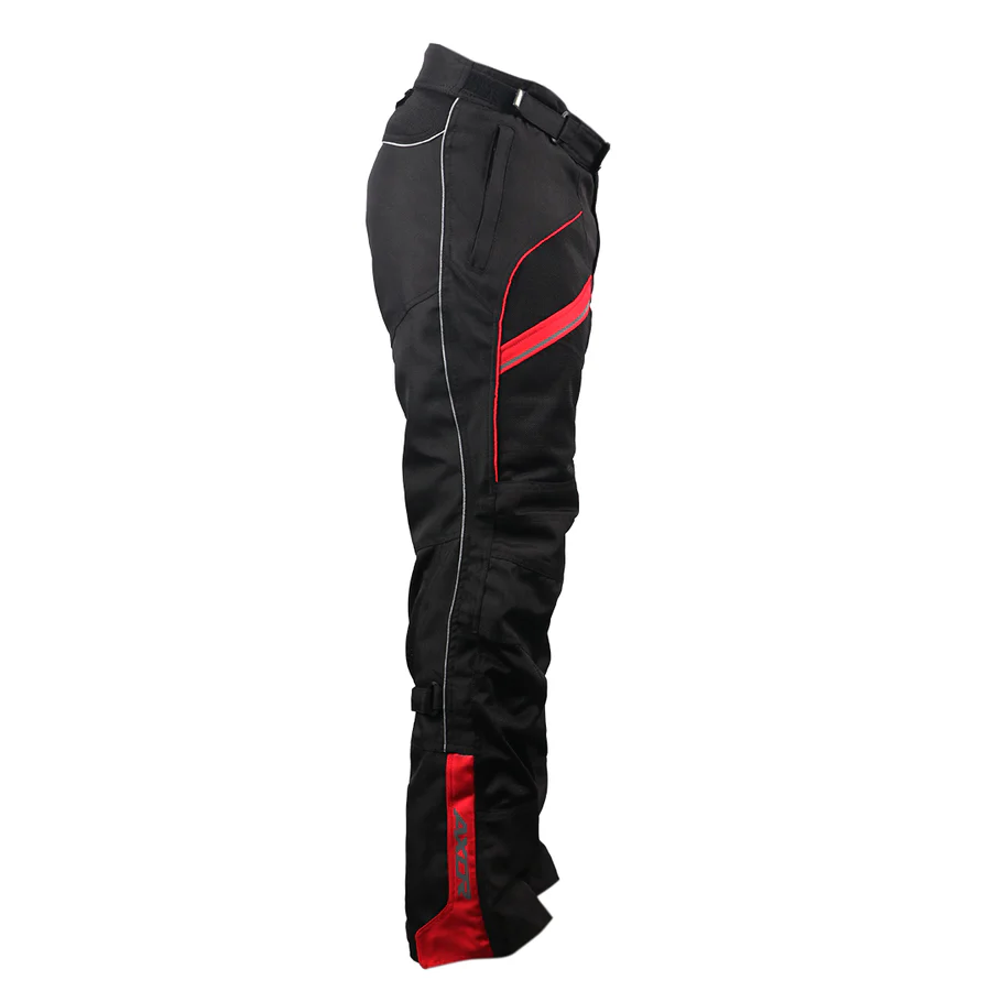 AXOR DELTA RIDING PANT BLACK/RED (XL) AXOR DELTA RIDING PANT BLACK/RED (XL)