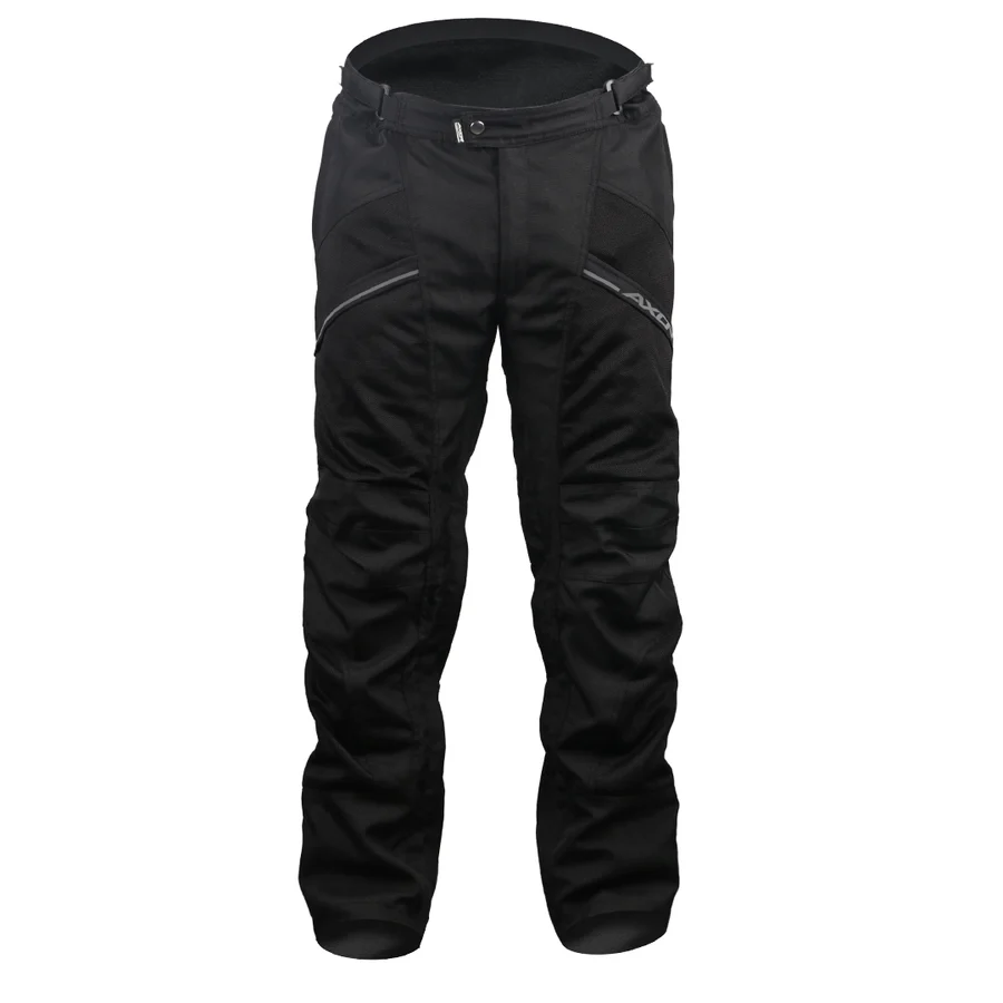 AXOR DELTA RIDING PANT BLACK/SILVER (XL) AXOR DELTA RIDING PANT BLACK/SILVER (XL)