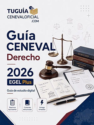 Guía CENEVAL Derecho 2026