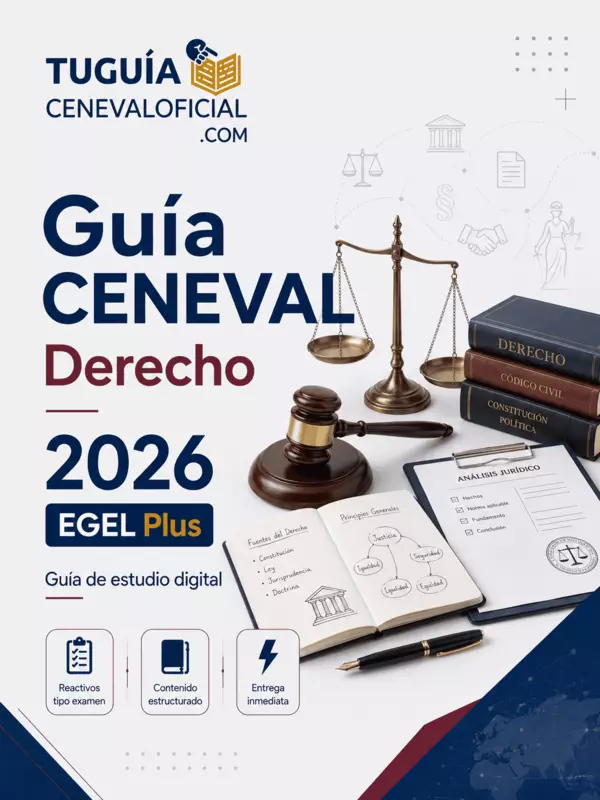 Guía CENEVAL Derecho 2026
