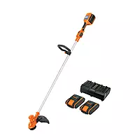 Desbrozadora inalámbrica 40V, 2 baterías 2Ah,1 carg.dual,PRO - DESI-40A / 103243