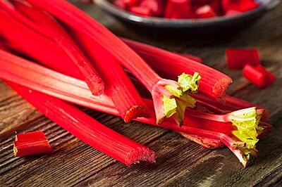 Crimson Red Rhubarb