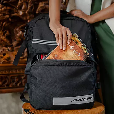 AXOR DETOUR DAY ADVENTURE PACK BLACK SIZE-30 LTR