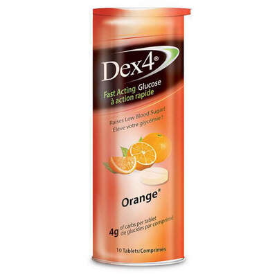 Comprimés de glucose, 4 g (10 par emballage) Comprimés de glucose, 4 g (10 par emballage)