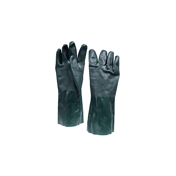 Green PVC, 12” gauntlet