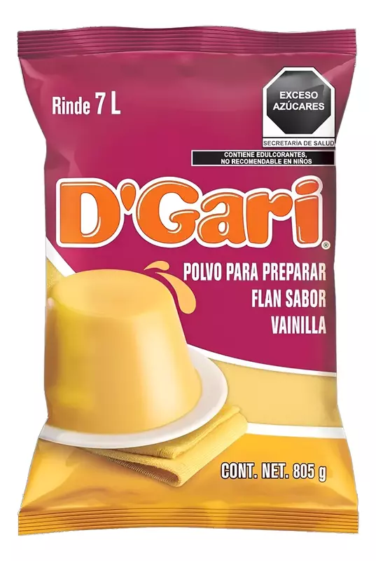 DGARI FLAN SABOR VAINILLA 805 GR