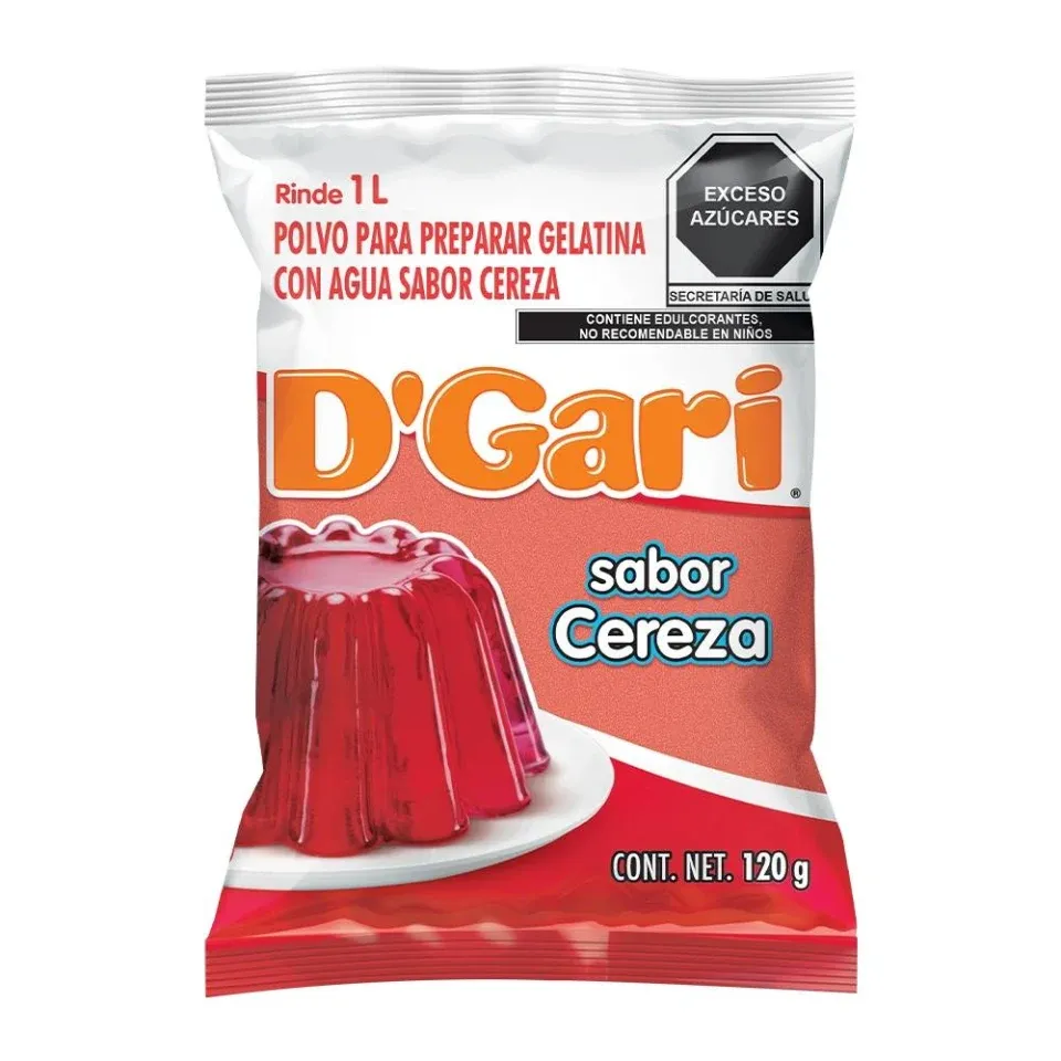 DGARI GELATINA CEREZA 120 G