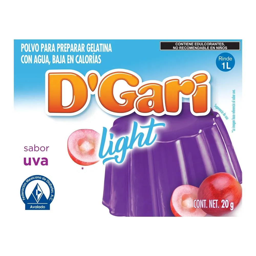 DGARI GELATINA LIGHT UVA 20 G