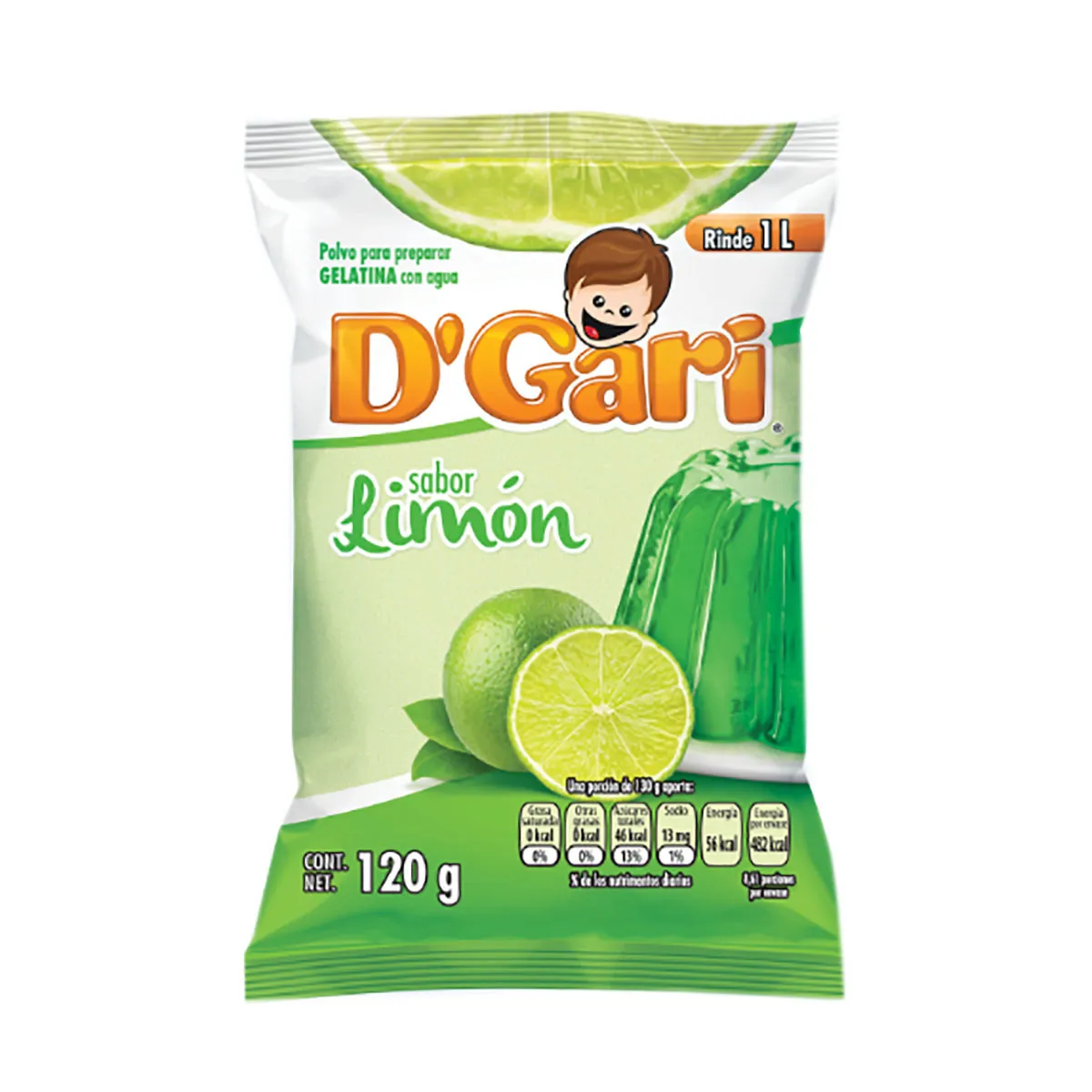 DGARI GELATINA LIMON 120 G