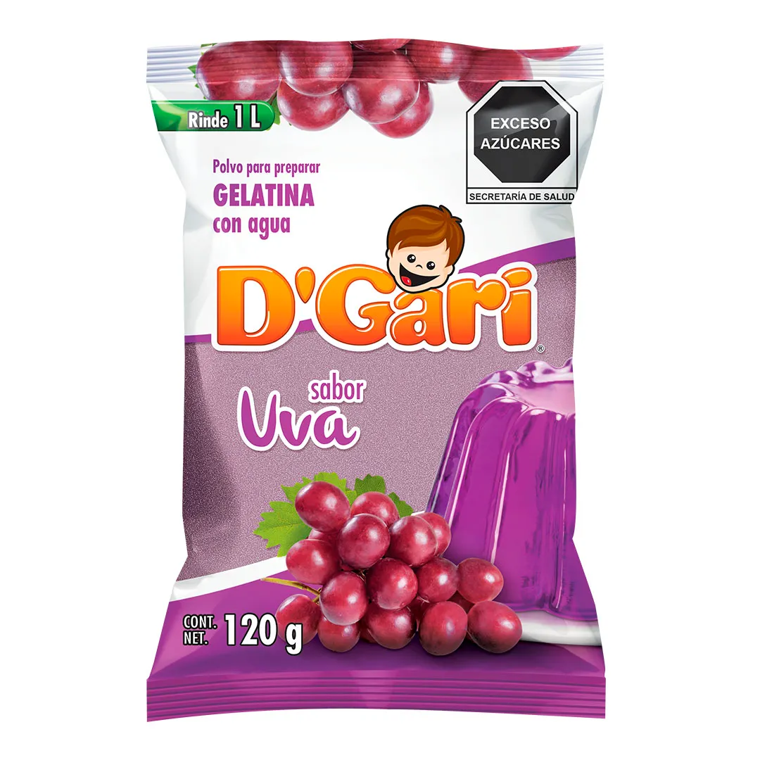 DGARI GELATINA UVA 120 G