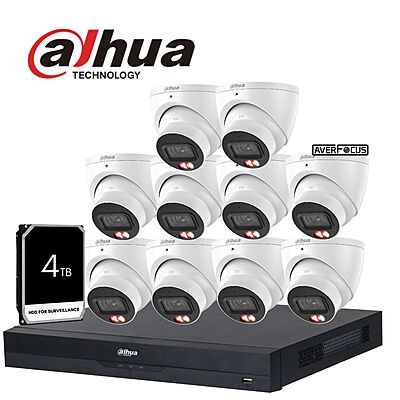 Dahua 8MP 16CH WizSense Kit, 4TB(HDW3867)