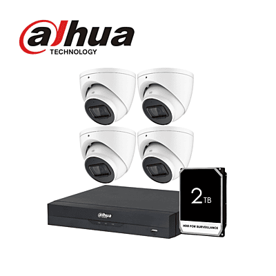 [COD only]Dahua 5MP Wizense IR Starlight 4CH KIT(HDW2541)