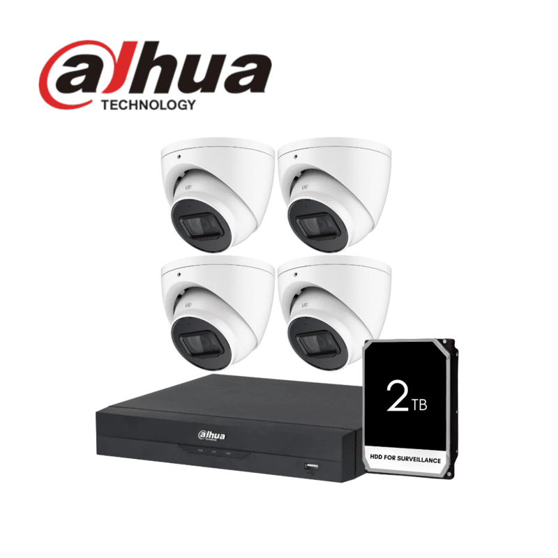 [COD only]Dahua 5MP Wizense IR Starlight 4CH KIT(HDW2541)