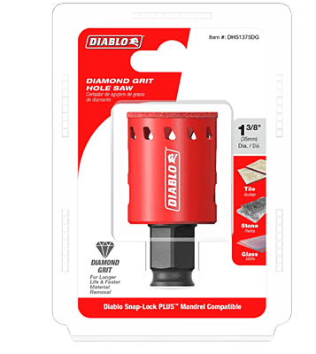 Diablo Diamond Grit Hole Saws