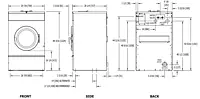T-450 OEX T-450SO Lavadora industrial de 13.6 kg (30 lb) serie O Express