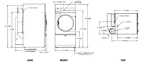 DN0050_E T-50S6 secadora individual de 22.6 kg (50 lb) serie 6 ciclos