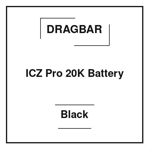 Dragbar ICZ Pro 20K Battery Black