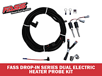 FASS Drop-In Series dual electric heater probe kit promotional graphic FASS Drop-In Series dual electric heater probe kit promotional graphic