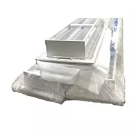 Difusor Lineal de Inyeccion Separacion 3/4" en Aluminio EXTRUIDO (6 PIES X 2R, BLANCO) - DILIIN06X2RX3/4