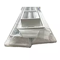 Difusor Lineal de Inyeccion Separacion 3/4" en Aluminio EXTRUIDO (6 PIES X 2R, BLANCO) - DILIIN06X2RX3/4