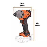 Destornillador de impacto 1/4', 20V, sin accesorios, PRO, 103254 - DIMI-20AS