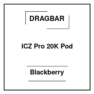 Dragbar ICZ Pro 20K Pod Blackberry