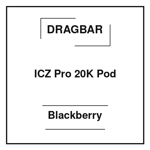 Dragbar ICZ Pro 20K Pod Blackberry