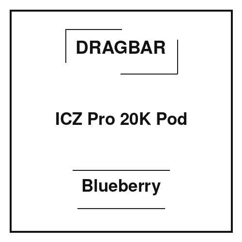 Dragbar ICZ Pro 20K Pod Blueberry