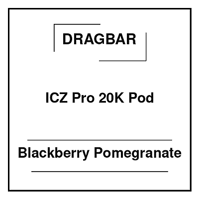 Dragbar ICZ Pro 20K Pod Blackberry Pomegranate