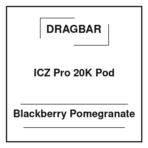 Dragbar ICZ Pro 20K Pod Blackberry Pomegranate