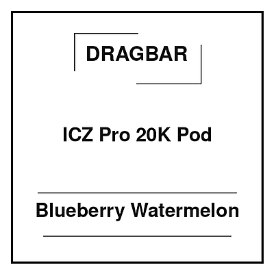 Dragbar ICZ Pro 20K Pod Blueberry Watermelon