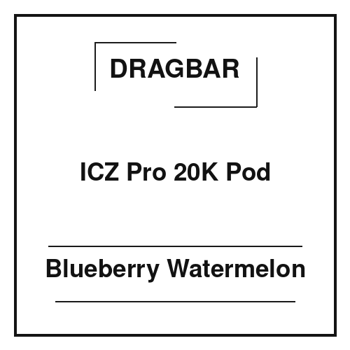 Dragbar ICZ Pro 20K Pod Blueberry Watermelon