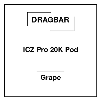 Dragbar ICZ Pro 20K Pod Grape