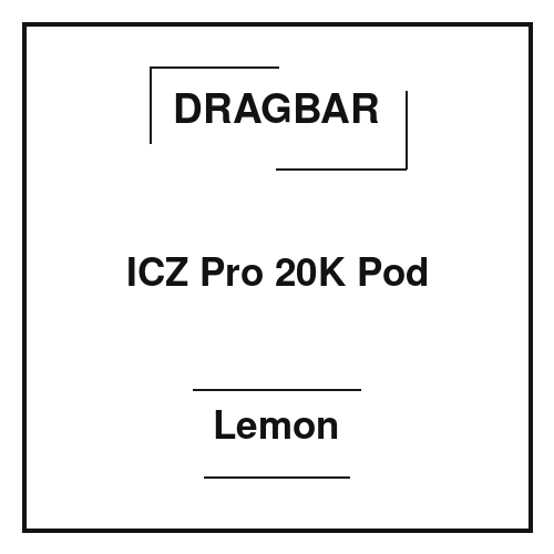 Dragbar ICZ Pro 20K Pod Lemon