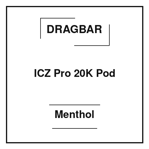 Dragbar ICZ Pro 20K Pod Menthol