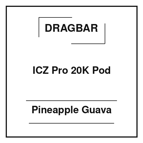 Dragbar ICZ Pro 20K Pod Pineapple Guava