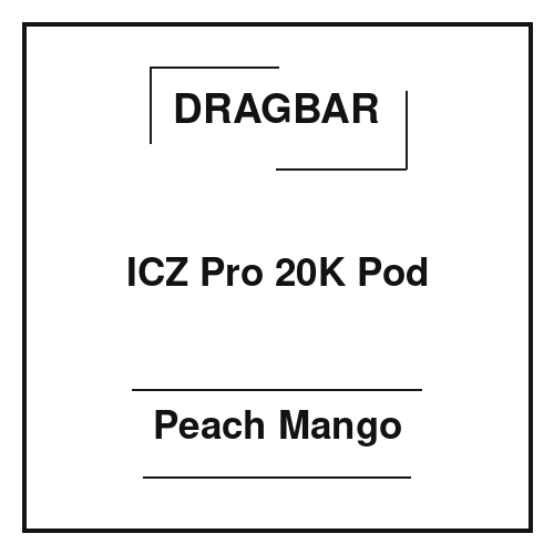 Dragbar ICZ Pro 20K Pod Peach Mango