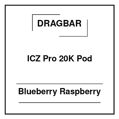 Dragbar ICZ Pro 20K Pod Blueberry Raspberry