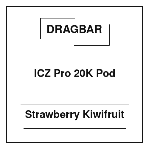 Dragbar ICZ Pro 20K Pod Strawberry Kiwifruit