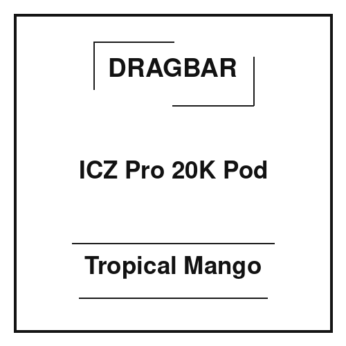 Dragbar ICZ Pro 20K Pod Tropical Mango