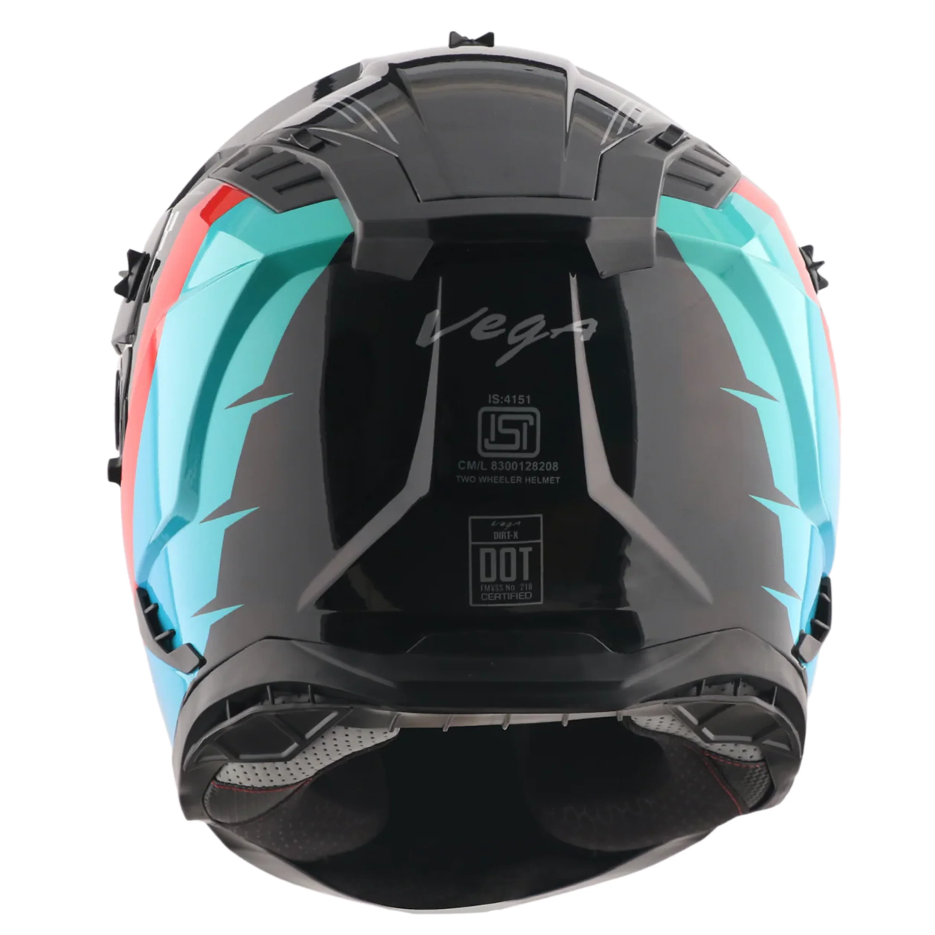 VEGA DIRT-X AIRCRAFT BLACK/RED (L)