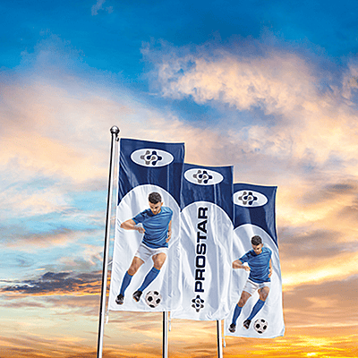 Corporate Flag Double Sided Digital